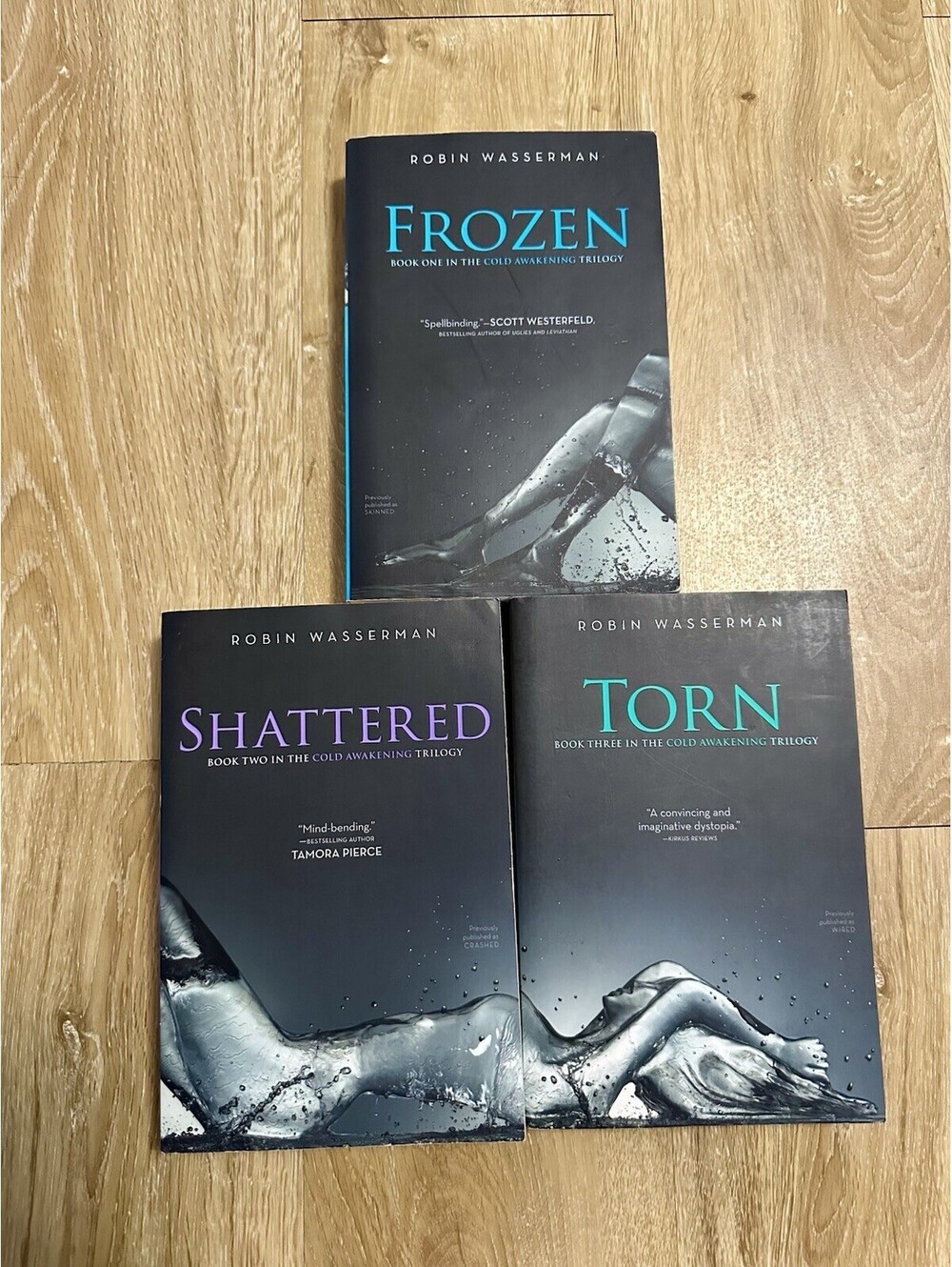 Complete Set COLD AWAKENING Trilogy by Robin Wasserman vol. 1-3 PB